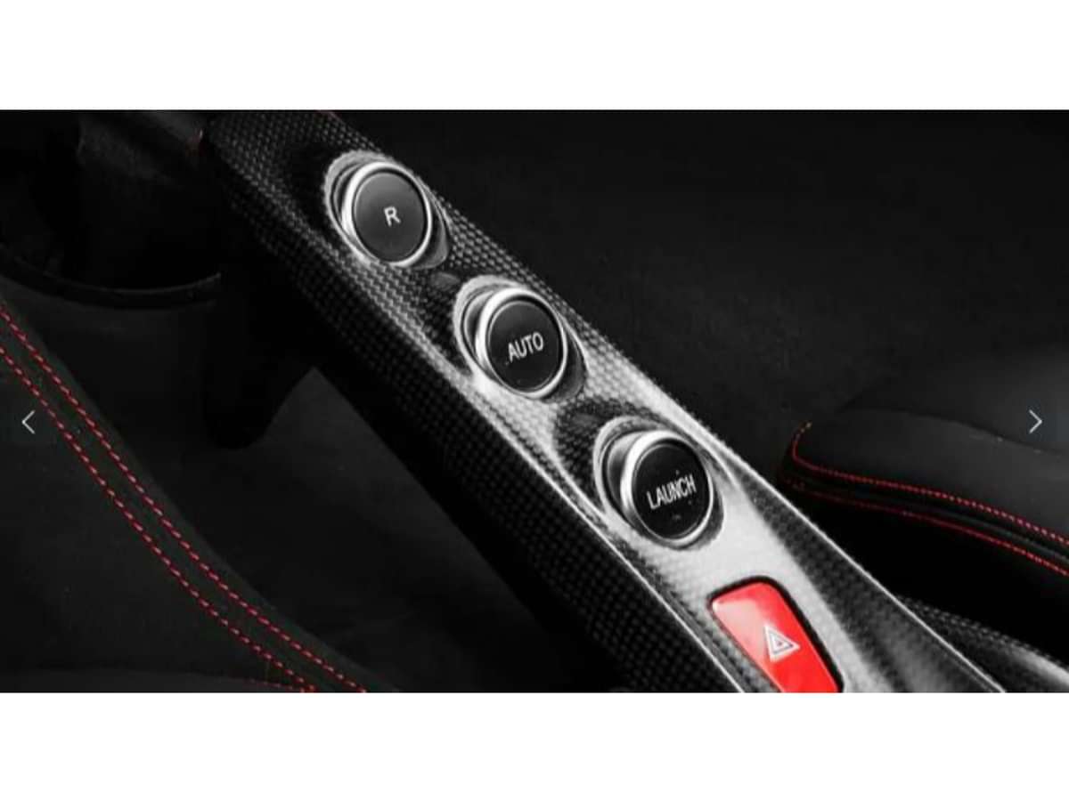 Ferrari F8 Tributo Engine Start Button