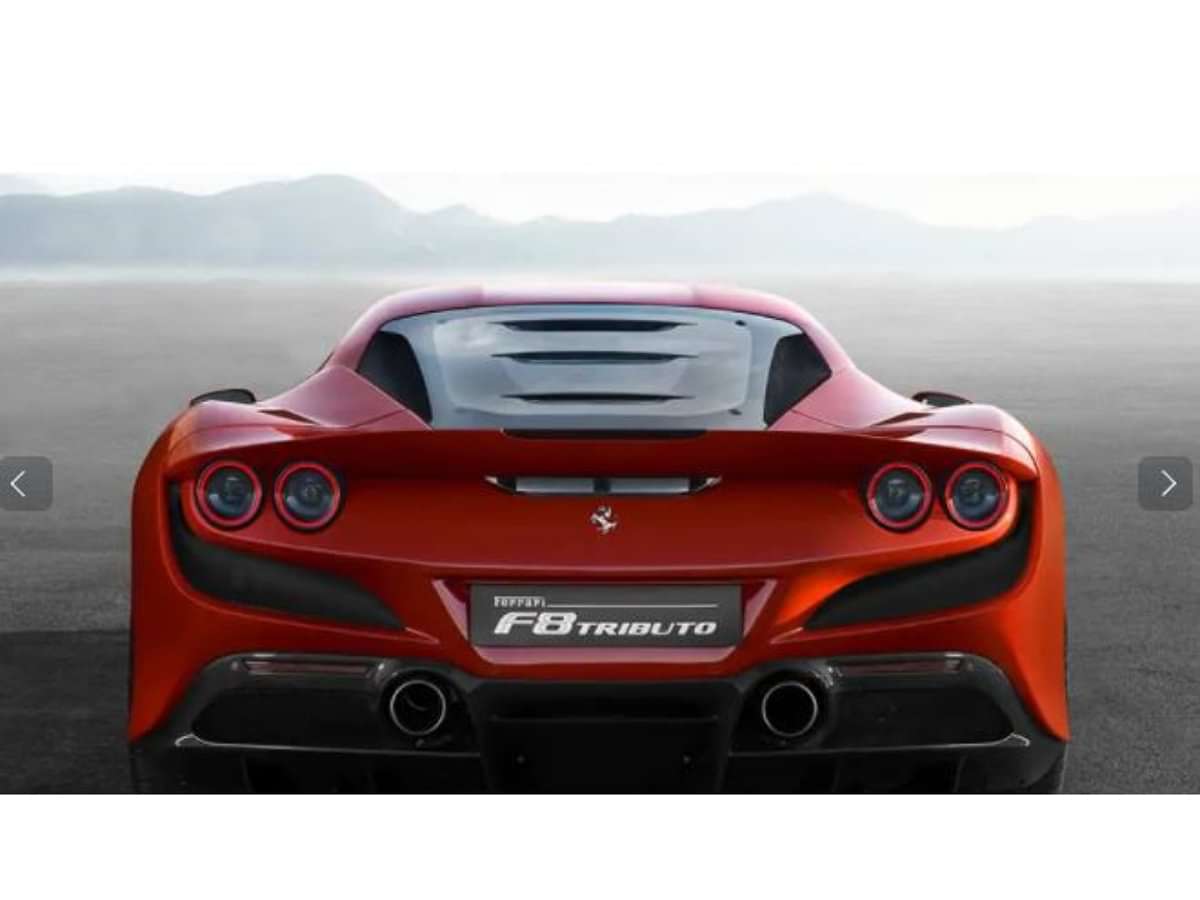 Ferrari F8 Tributo Rear View