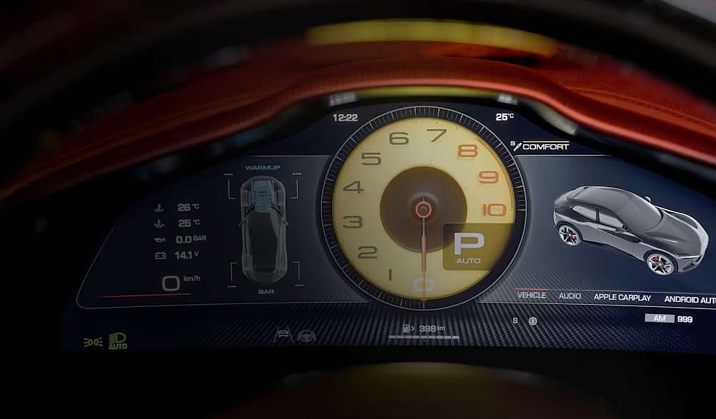 Ferrari Purosangue Infotainment System