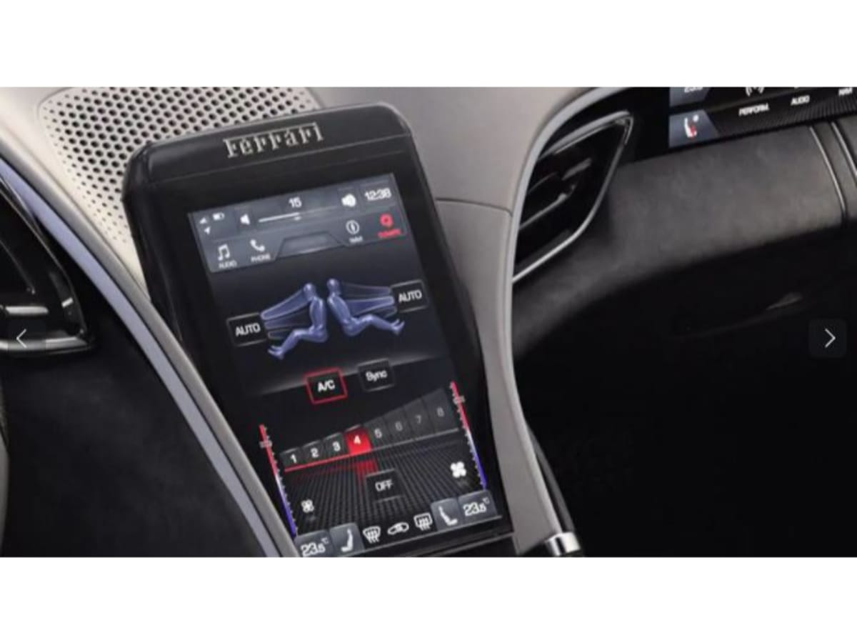 Ferrari Roma Infotainment System