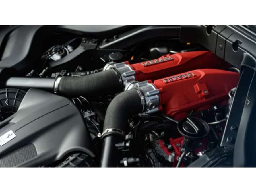 Ferrari Roma Engine Shot