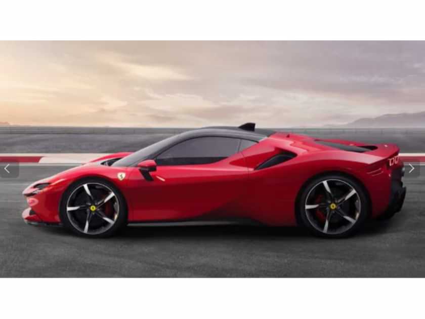 Ferrari SF90 Stradale Left Side View Ferrari SF90 Stradale Left Side View