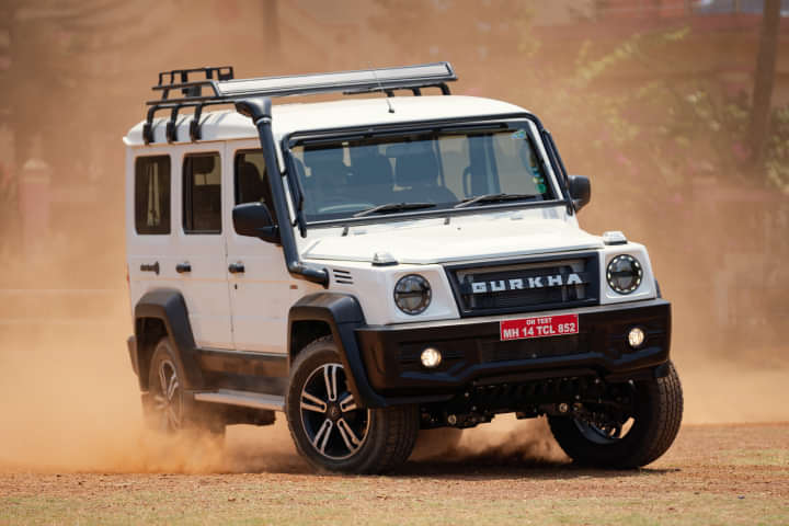 Force Gurkha 5 Door Driving Shot