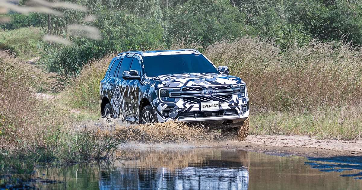 Ford Endeavour 2024 Driving Shot