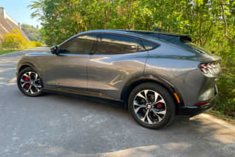 Ford Mustang Mach-E Left Rear Three Quarter Ford Mustang Mach-E Left Rear Three Quarter