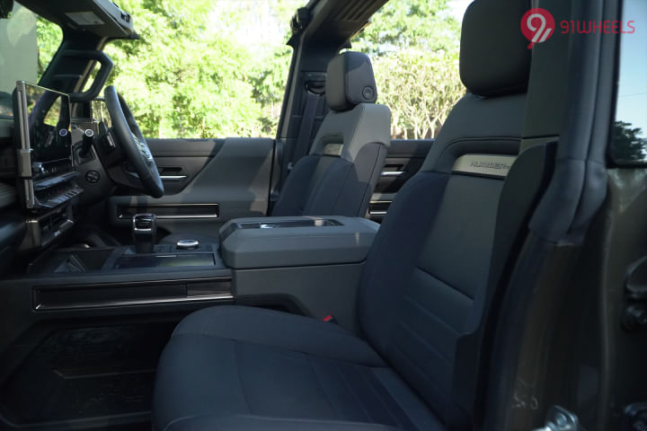 GMC Hummer EV Front Row Seats