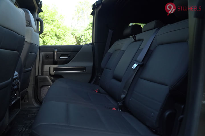 GMC Hummer EV Rear Seats