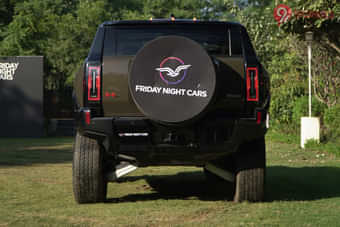 GMC Hummer EV Rear View GMC Hummer EV Rear View