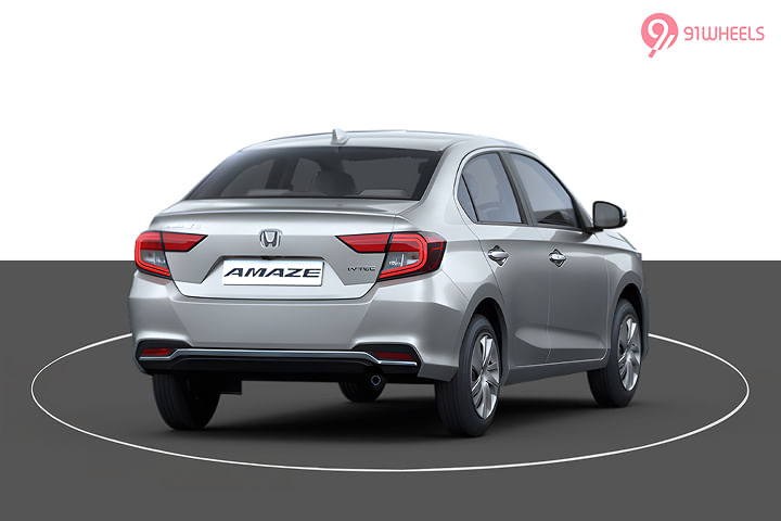 Honda Amaze 2nd Gen Right Rear Three Quarter