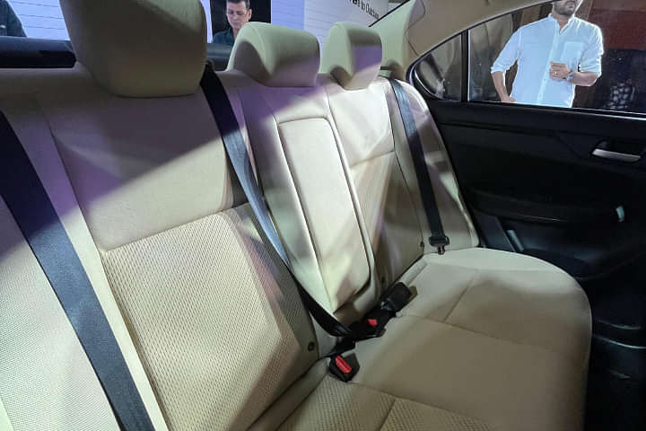 Honda Amaze Rear Seats