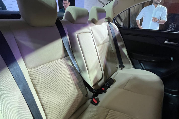 Honda Amaze Rear Seats