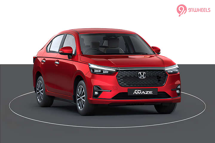 Honda Amaze Right Front Three Quarter