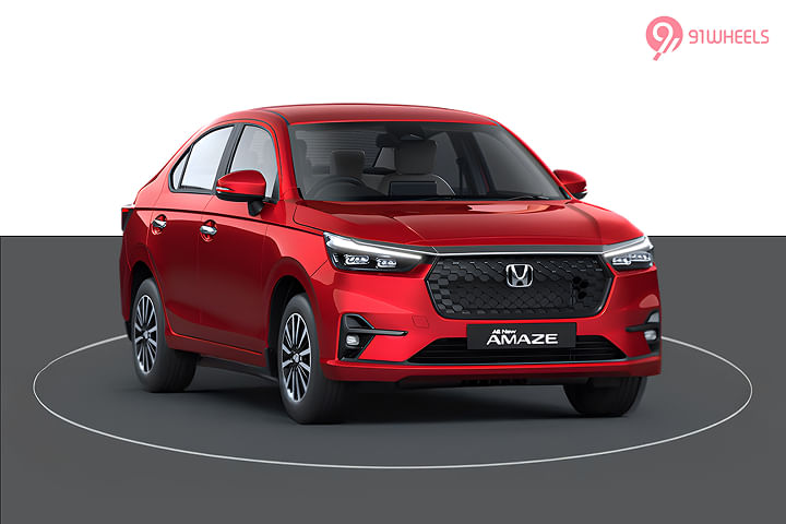 Honda Amaze Right Front Three Quarter