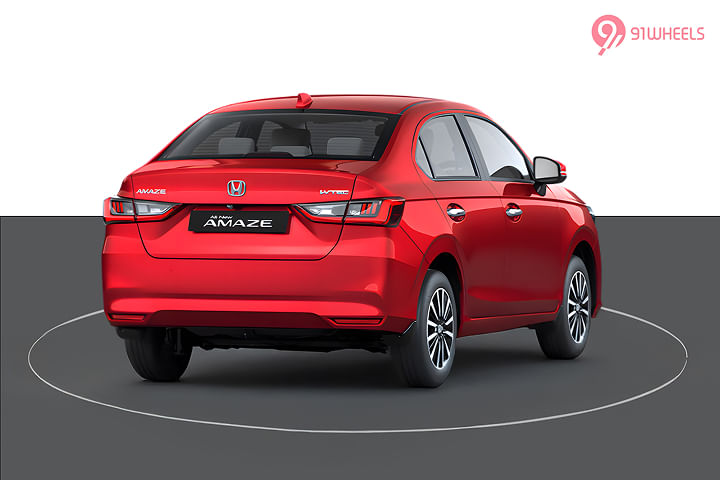Honda Amaze Right Rear Three Quarter