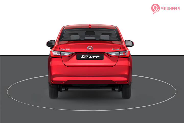 Honda Amaze Rear View Honda Amaze Rear View