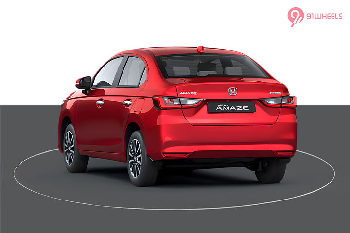 Honda Amaze Left Rear Three Quarter