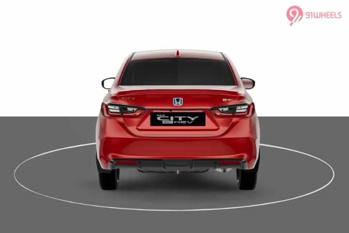 Honda City Hybrid Rear View Honda City Hybrid Rear View
