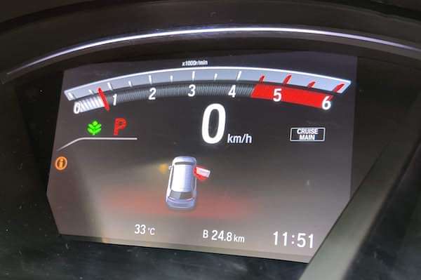 Honda CR-V 2018-2020 Speedometer Console