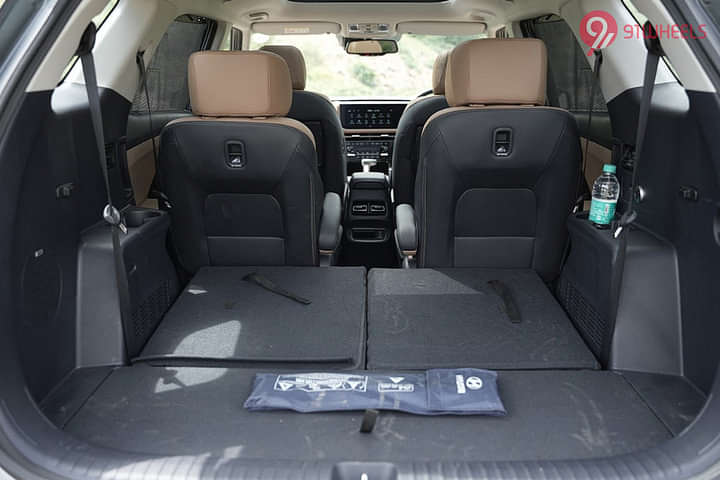 Hyundai Alcazar Bootspace Rear Seat Folded