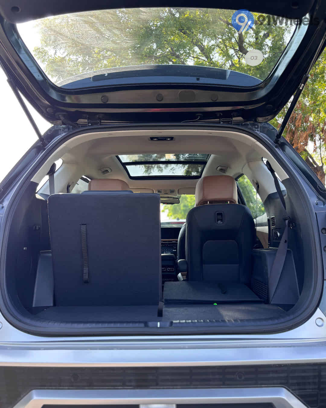 Bootspace Rear Seat Folded