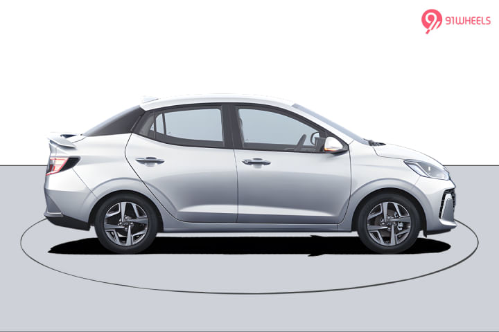 Hyundai Aura Right Side View