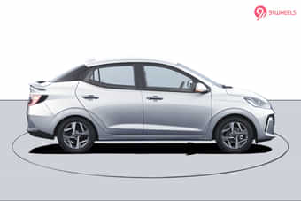 Hyundai Aura Right Side View Hyundai Aura Right Side View