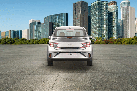 Hyundai Aura 1.2 Petrol SX(O) MT Rear View
