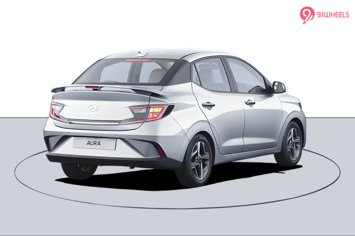 Hyundai Aura Right Rear Three Quarter