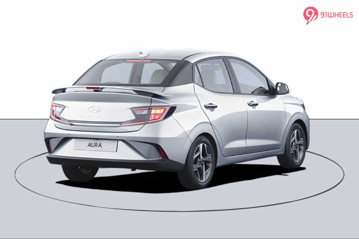 Hyundai Aura Right Rear Three Quarter Hyundai Aura Right Rear Three Quarter