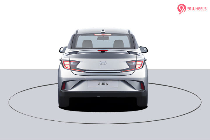 Hyundai Aura Rear View