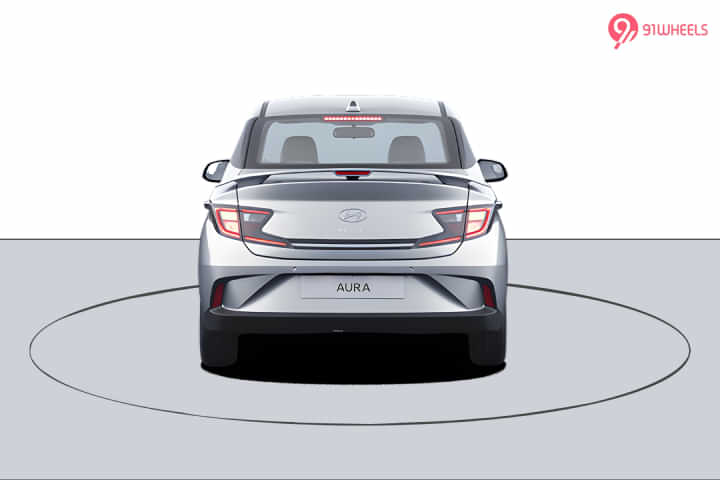 Hyundai Aura Rear View Hyundai Aura Rear View