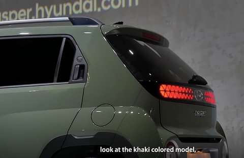 Hyundai Casper Rear Profile