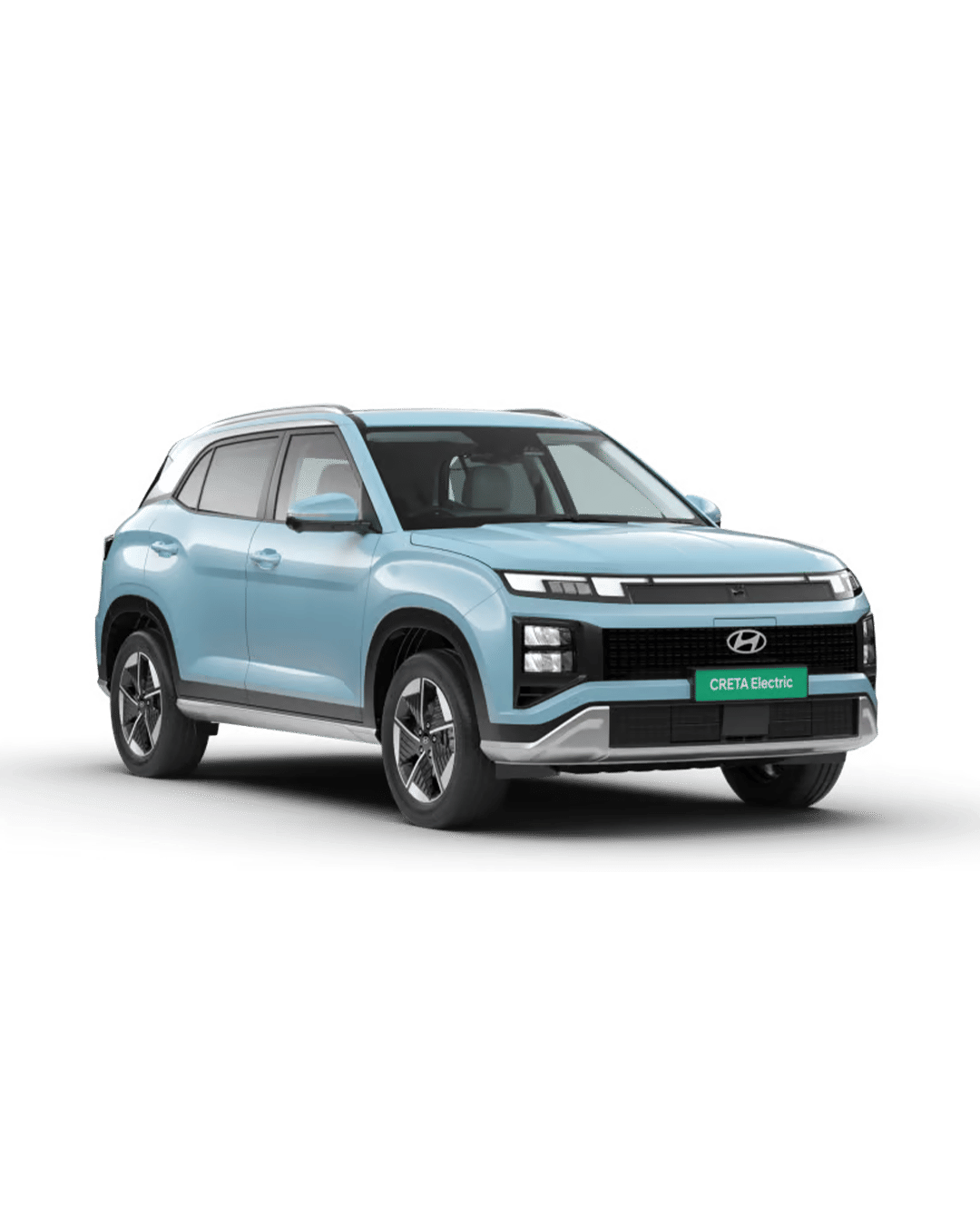 Builds on the familiarity of the regular Creta, but with bits to lay emphasis on its EV powertrain. Design 2