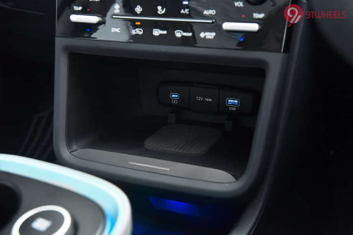 Hyundai Creta Electric USB Port/Power Socket/Wireless Charging