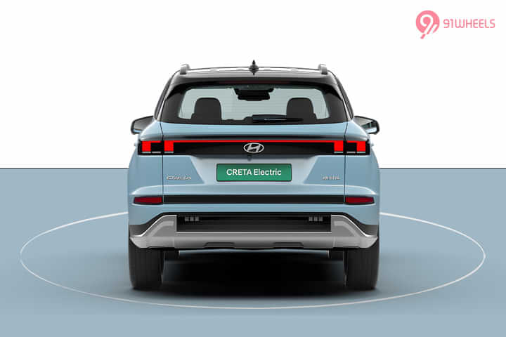 Hyundai Creta Electric Rear View Hyundai Creta Electric Rear View