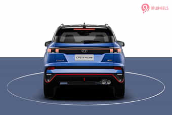 Hyundai Creta N Line Rear View Hyundai Creta N Line Rear View