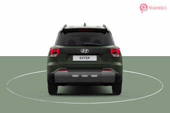 Hyundai Exter Rear View Hyundai Exter Rear View