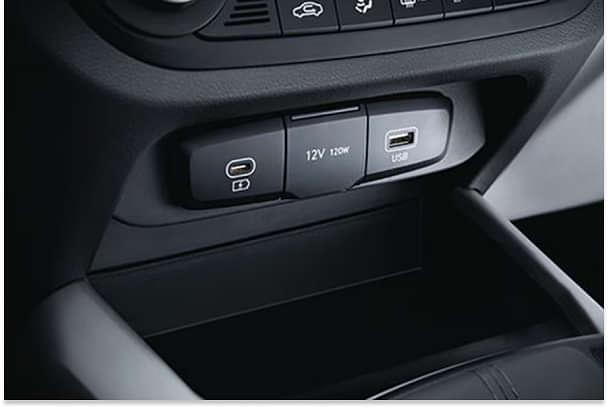 Hyundai Grand i10 Nios USB Port/Power Socket/Wireless Charging