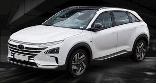 Hyundai Nexo EV Left Front Three Quarter