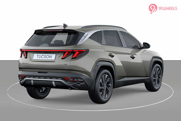 Hyundai Tucson Right Rear Three Quarter Hyundai Tucson Right Rear Three Quarter