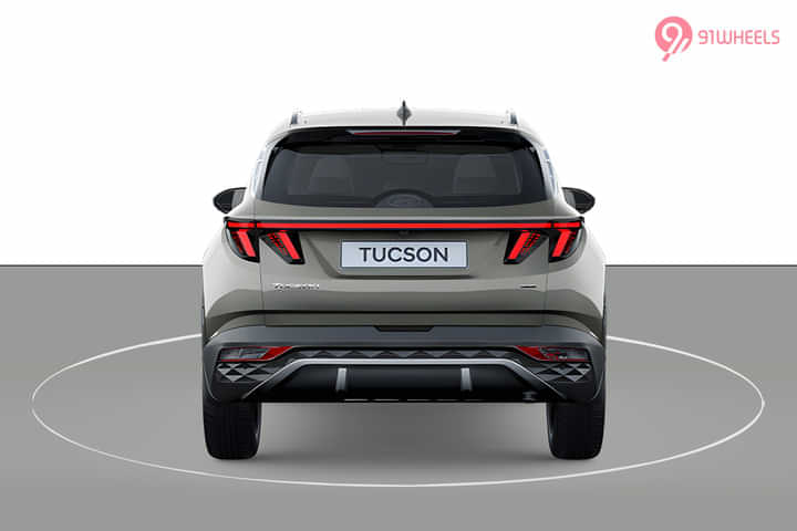 Hyundai Tucson Rear View Hyundai Tucson Rear View