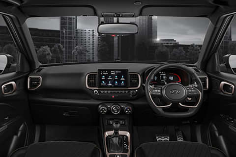 Hyundai Venue 1.2 L Kappa Petrol SX Knight MT Dual Tone Dashboard