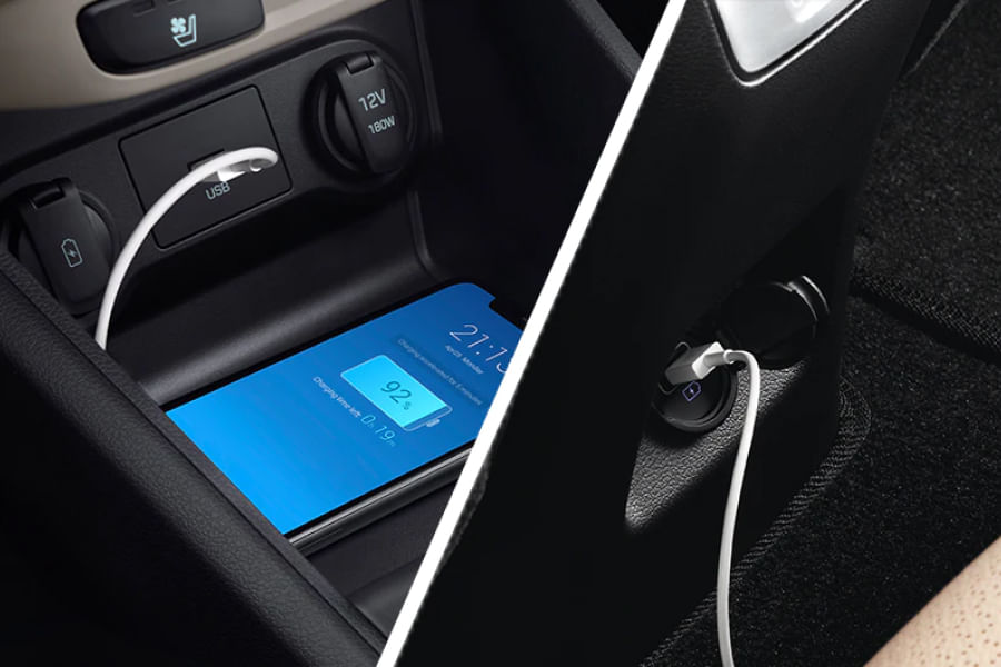 Hyundai Verna 2020-2022 Charging Outlet