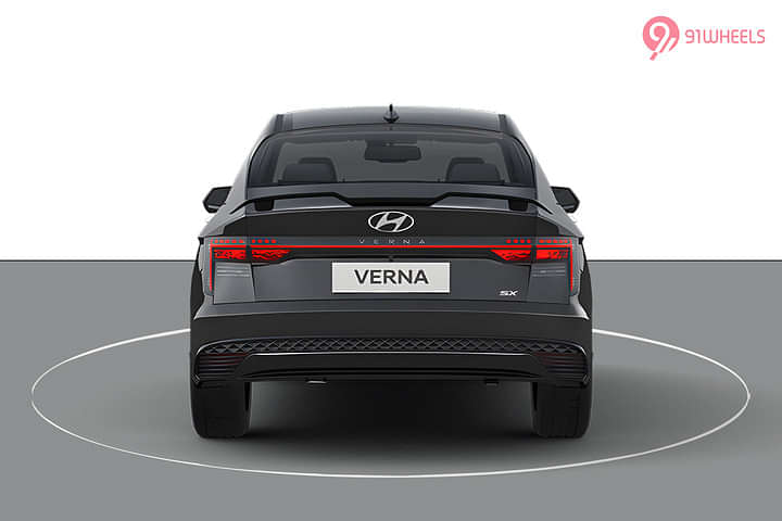 Hyundai Verna Rear View