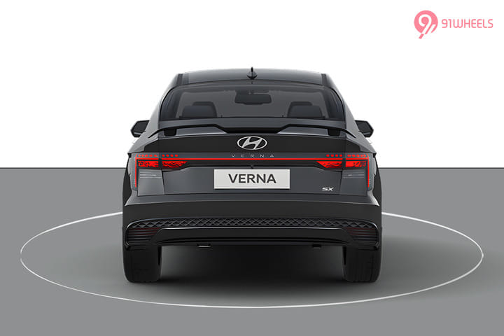 Hyundai Verna Rear View Hyundai Verna Rear View