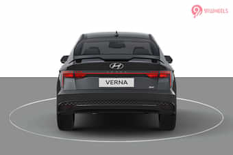 Hyundai Verna Rear View Hyundai Verna Rear View