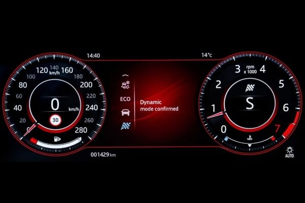 Jaguar XE Speedometer Console