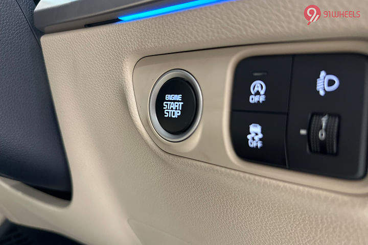 KIA Carens Engine Start Button