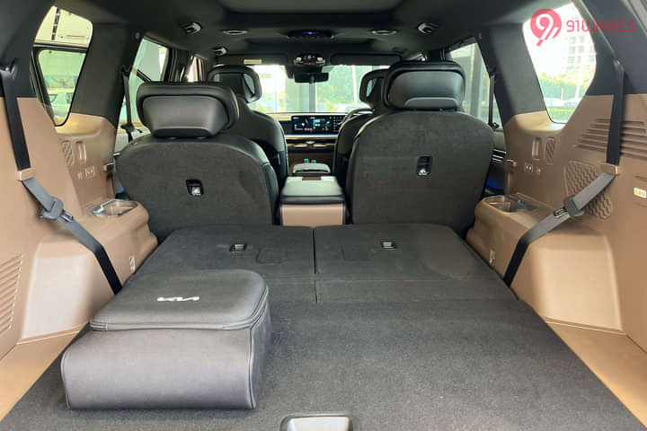 KIA EV9 Bootspace Rear Seat Folded