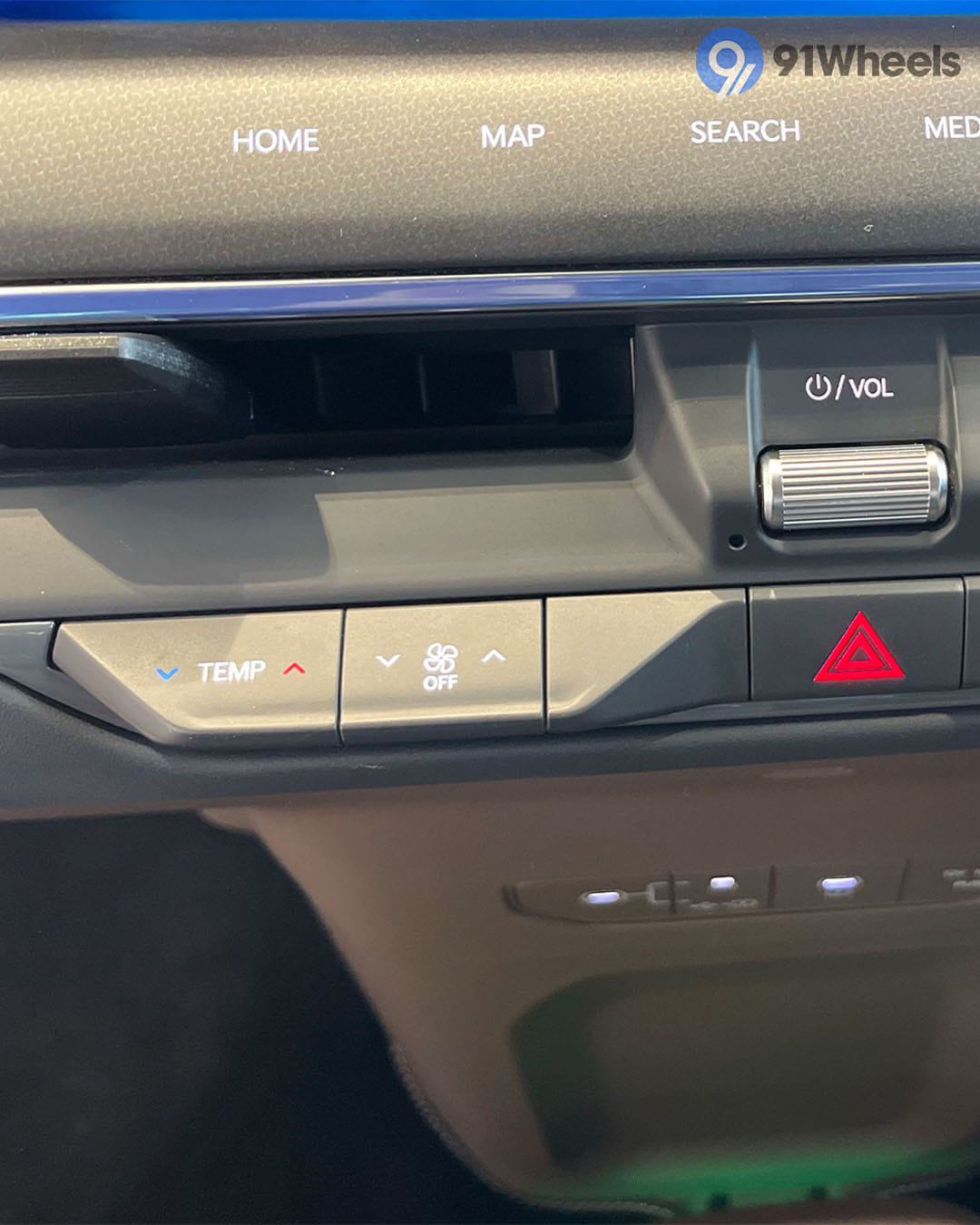 KIA EV9 AC Controls